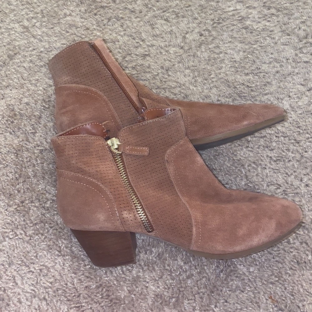 Brown booties